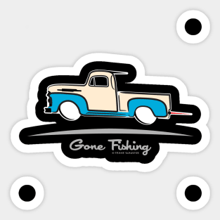 1952 Ford F 150 Gone Fishing Sticker